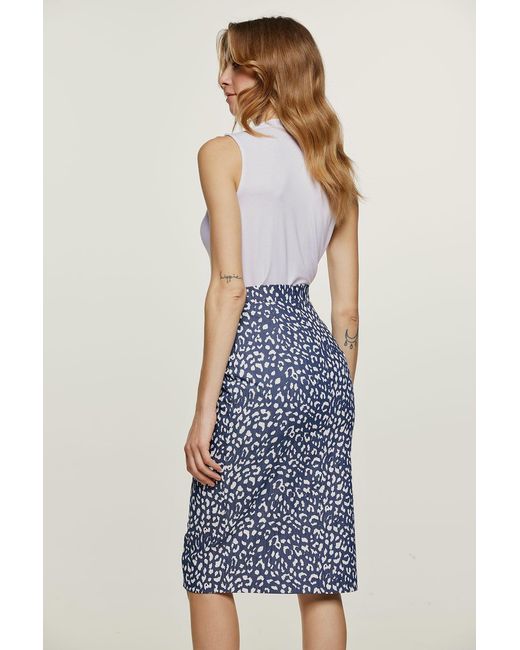 Conquista White Faux Wrap Sleeveless Top