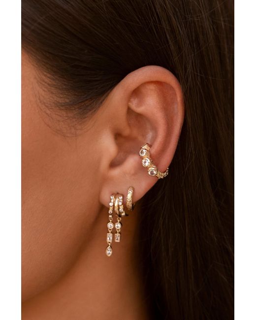 Aaria London Metallic Petra Earrings