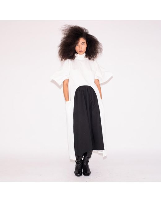 Bianca Popp White Long Sides Top