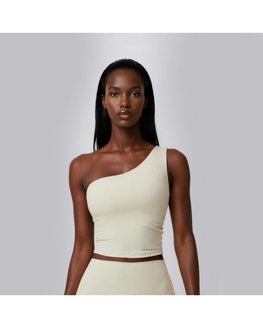 Nr Active White One-Sided Aura Top