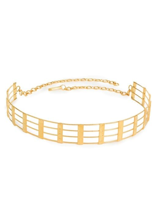 Meraki by Rashmi Bajaj Metallic Petite Plated Choker Necklace