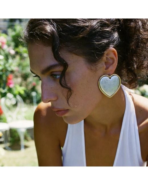 By Virgo Gray Claude Earrings