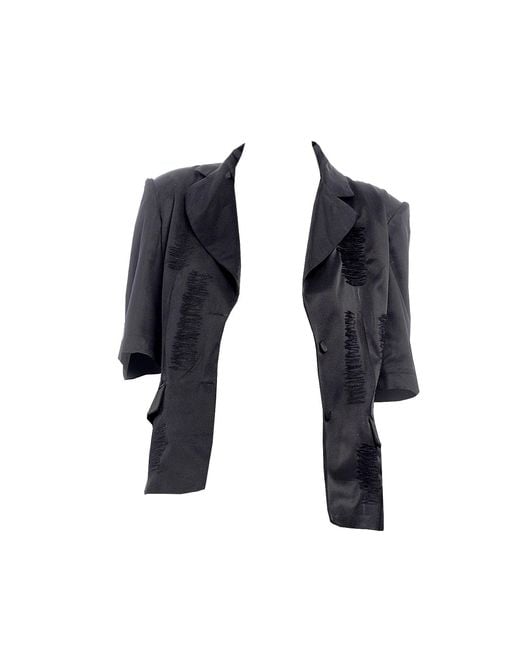 Maison Bogomil Blue Short-Sleeved Jacket