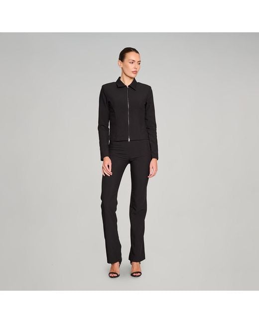 Love and Nostalgia Black Motor Running Zip Jacket