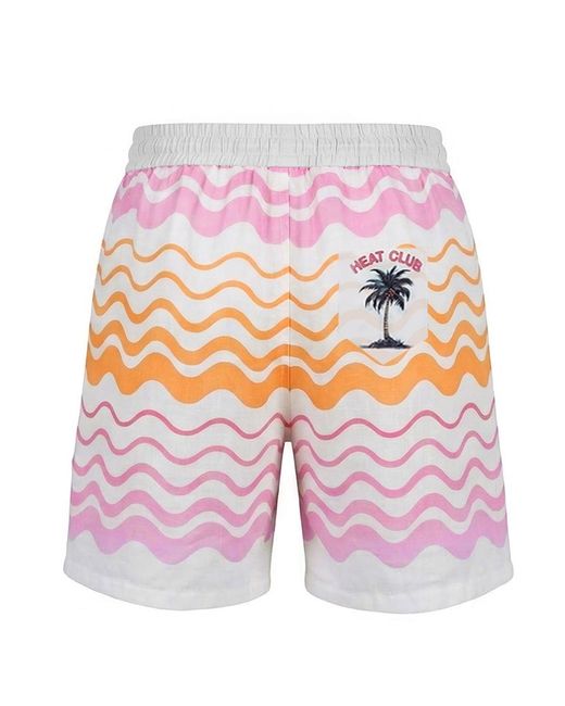 LOVEIST STORE Pink Heat Club Shorts for men