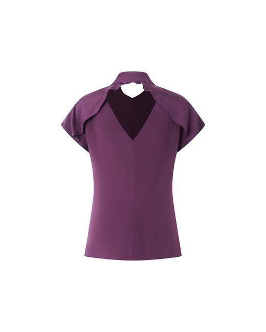 Emma Wallace Purple Fleur Blouse -Deep