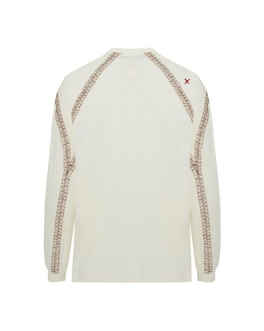 Pcfg White Neutrals Crochet Tee for men