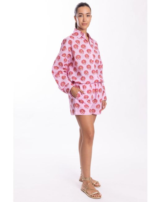 Bindu Pink Robi Blouse