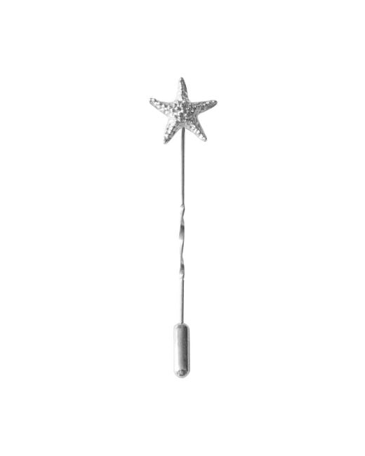 Lee Renee Metallic Starfish Tie Pin/Twist Tie Pin – for men