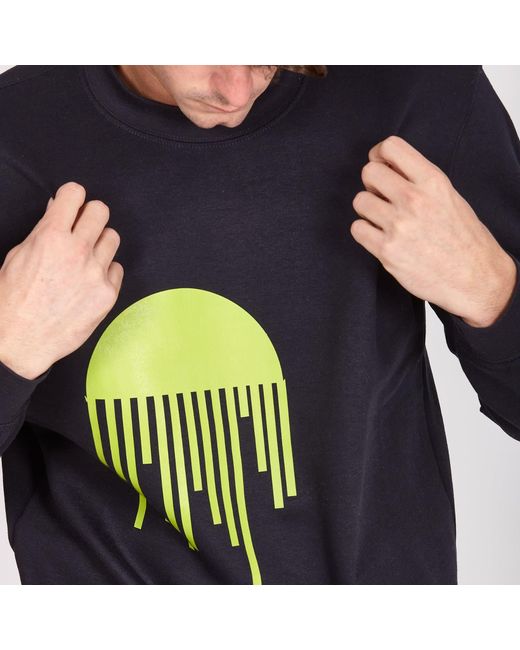 SOHUMAN Blue Reain Organic Cotton Sweatshirt