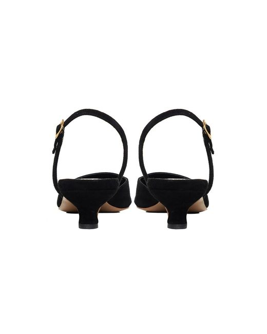 Ginissima Black Alice Slingbacks