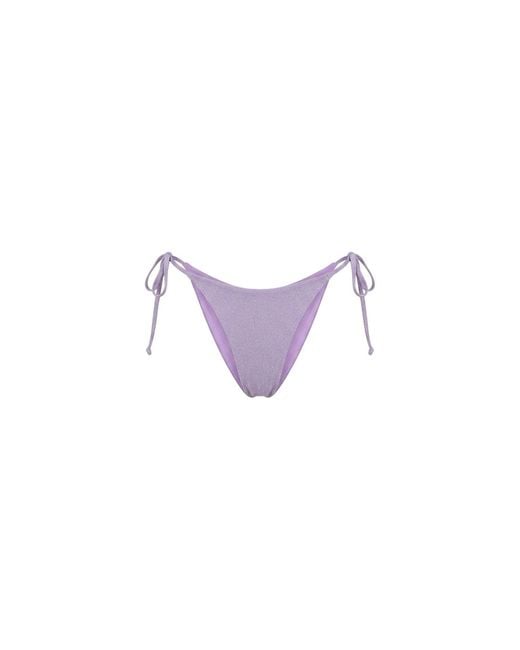 Veroni Swim Purple Allura Side Tie Bikini Bottom