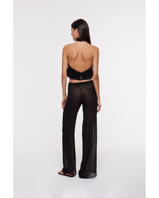Bianca Resortwear Black Deva Wrap Trousers