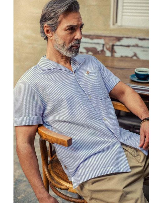 &SONS Trading Co Blue Loreto Shirt for men