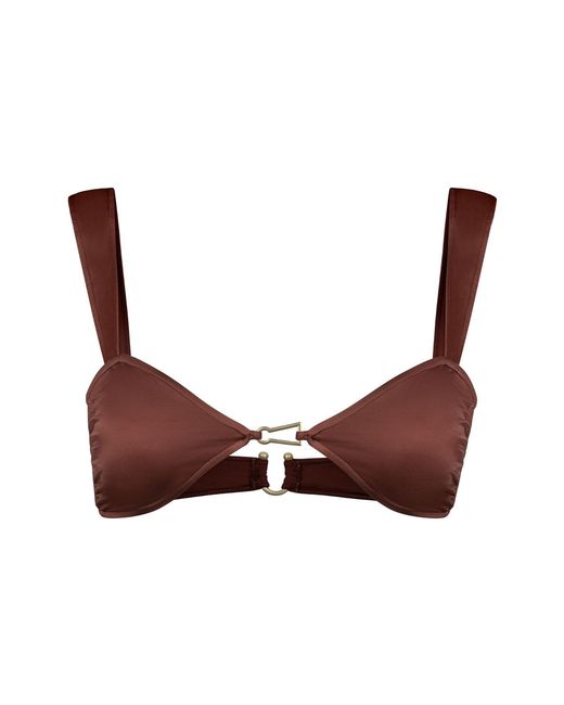 Bianca Resortwear Brown Lola Bikini Top