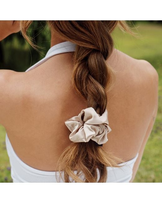 Silk Works Natural Neutrals Caramel Large Scrunchie