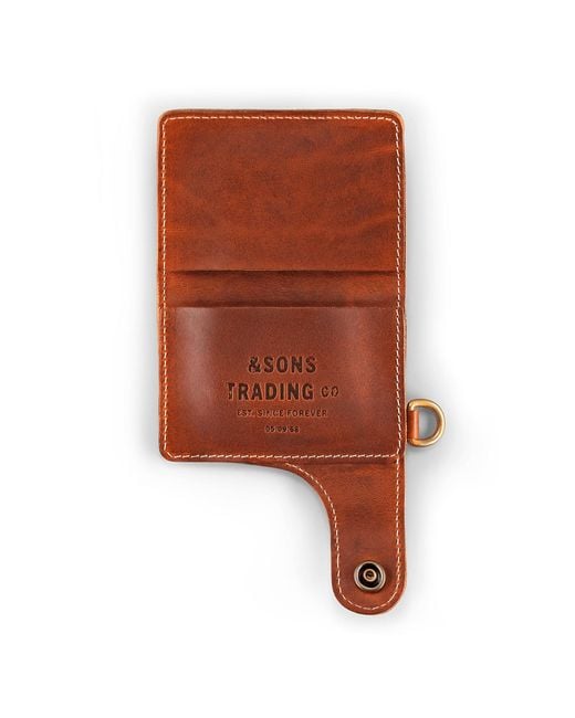 &SONS Trading Co Brown Andsons The Hustler Wallet for men