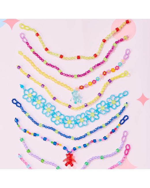 Tillie Beads Purple Mimosa Wear Carnival Bead Necklace