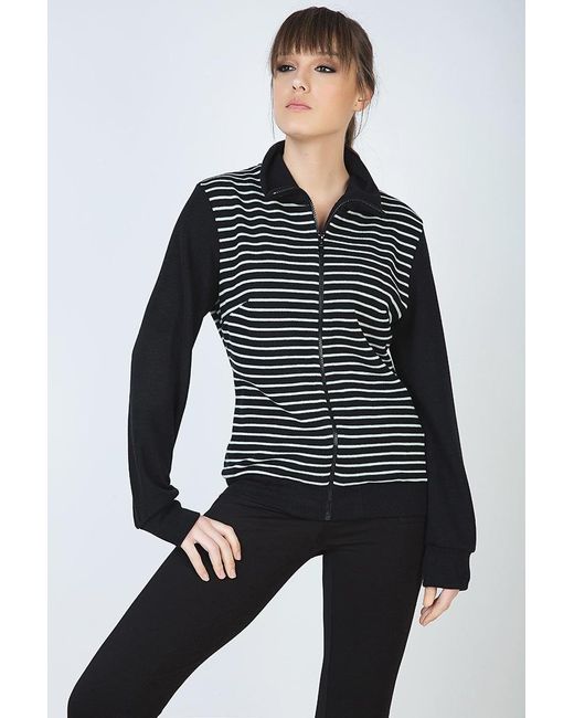 Conquista Black Long Sleeve Cardigan