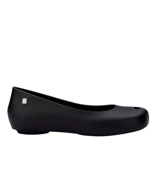 Melissa Black Nova Ultragirl Ballet Flats