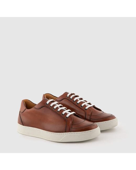 Mariano Shoes Brown Luso Sneaker Cognac for men