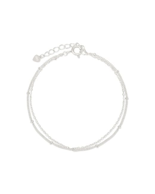 Esterah Metallic Double Bobble Chain Bracelet