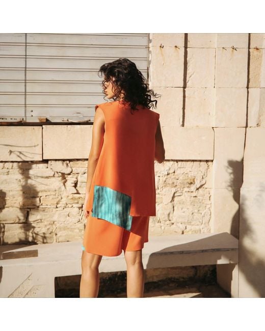 Madebyza Orange Sunset Shorts