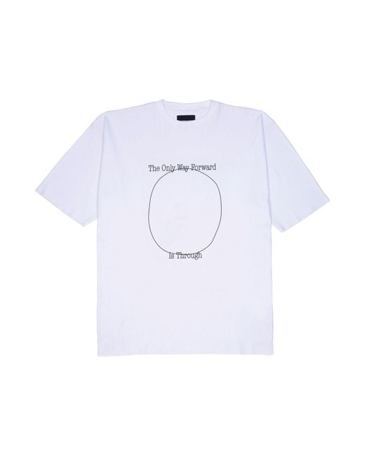 mysimplicated Blue Oversized T-Shirt