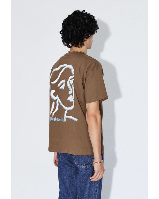 Dr. Denim Brown Trooper Tee for men