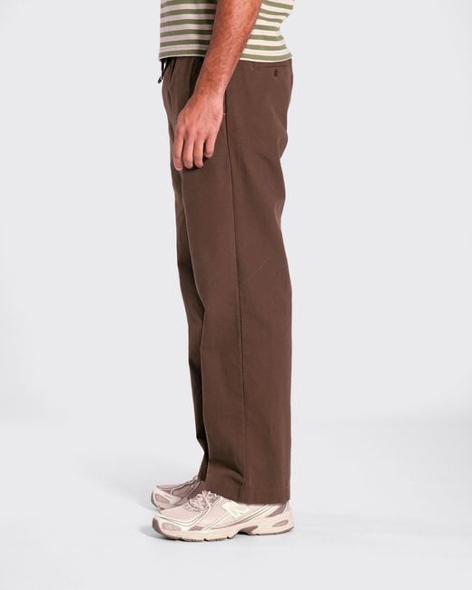 Far Afield Brown House Trouser for men