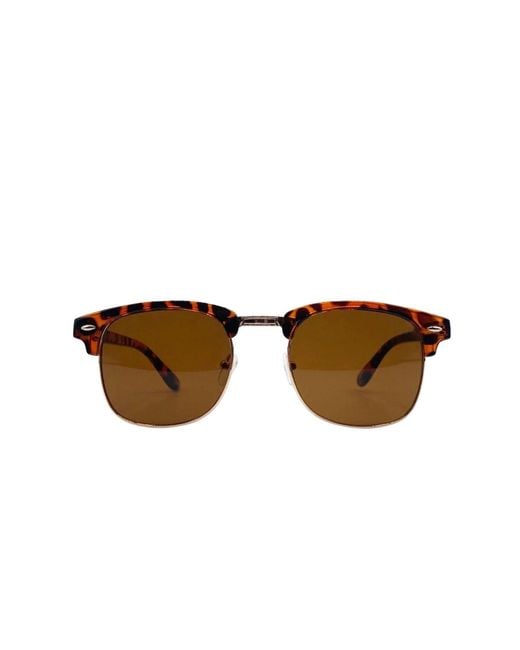 Hortons England Brown Clubmaster Tortiseshell Sunglasses