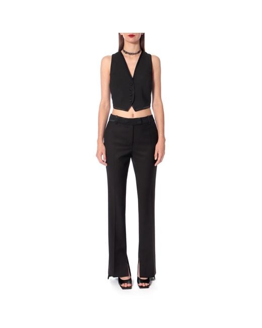 AGGI by HALEWSKI Black Uma Fashion Short Suit Vest