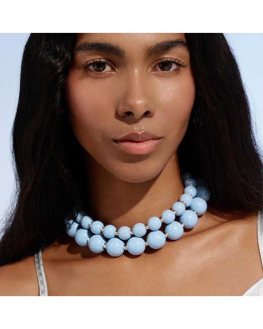 Saule Label Blue Siena Duo Necklaces