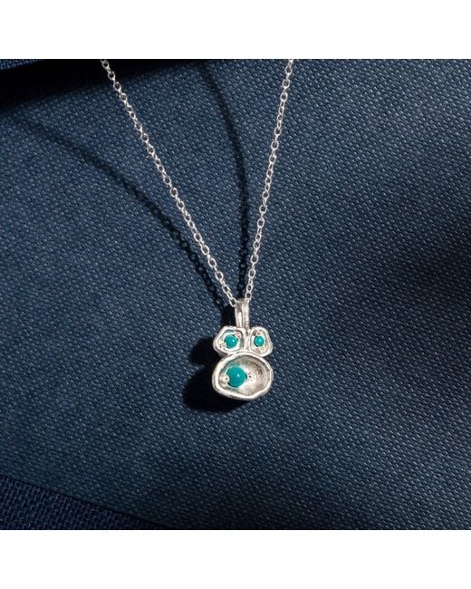 Claire Hill Designs Metallic Lichen Pendant Necklace