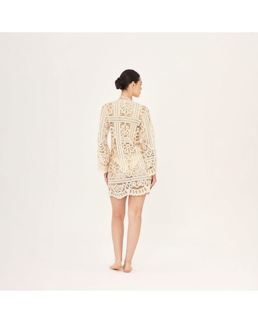 Aguaclara Natural Neutrals La Perle Open Dress