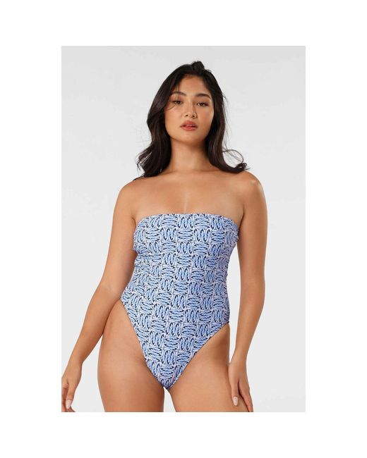 Blackbough Swim Blue Scarlet One Piece Il Pesce