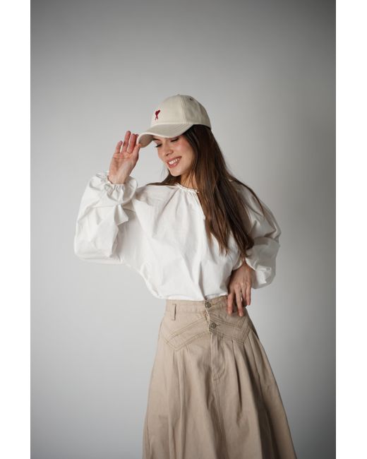 Lou&Up (Formerly Loup Clothing) White Braided Blouse