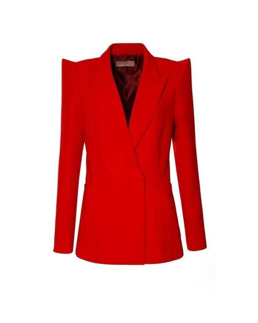 AGGI by HALEWSKI Red Samantha True Blazer