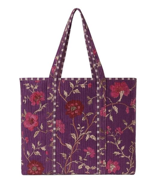 Conscious Yoga Collective Green The Floral Tote
