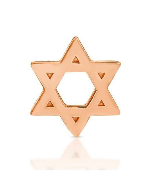 Maya Brenner Metallic Charm Stud
