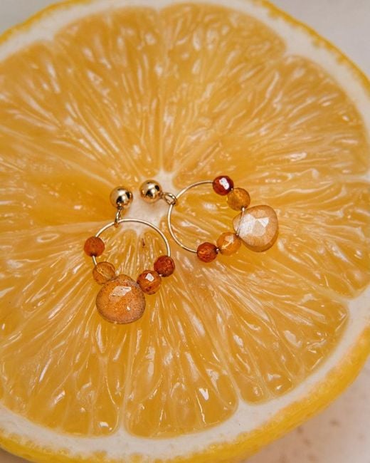 Inari Jewellery White Golden Hour Earrings