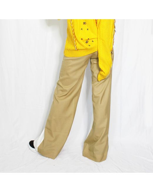 Boutique Kaotique White Double Coloured Pants
