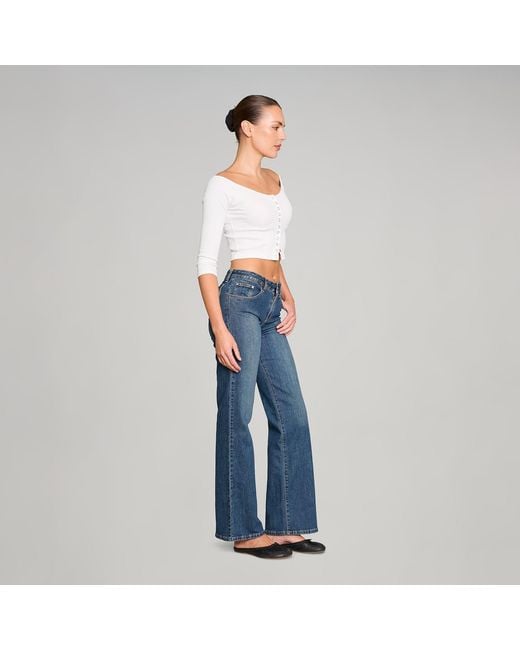 Love and Nostalgia White Sugar Baby Rib Top
