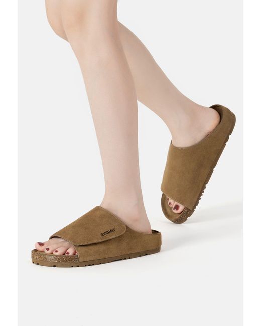 EverAu Australia Brown Jacky Leather Sandals