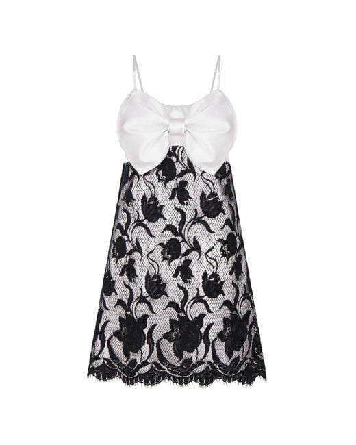 Lisa The Label Black Out There Bow Belle Slip Dress