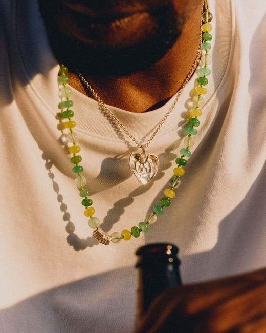 Après Youth Green 'Spud' Beaded Friendship Necklace