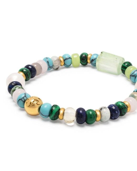 Nialaya Blue Ocean Mosaic Wristband