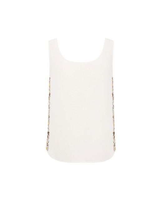 Emma Wallace White Clay Top -Off