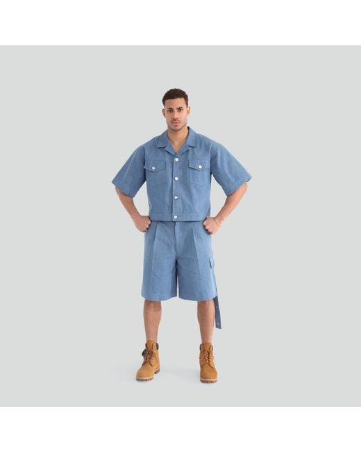 Maui X Lolita Blue Tristan Utility Short Set for men