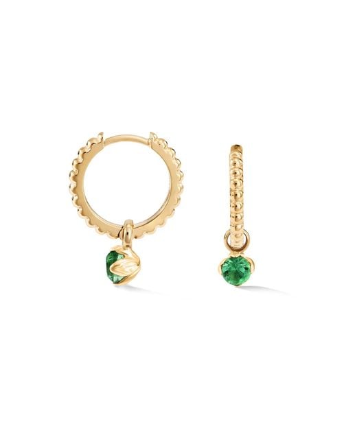 Dower & Hall Metallic Garnet Orissa Hoops